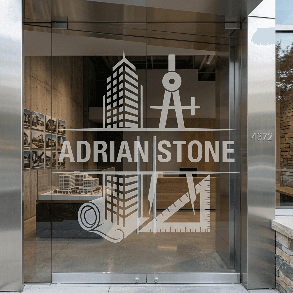 Custom Architect Split Monogram SVG - Image 2