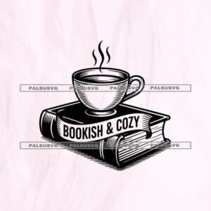 Bookish and Cozy SVG