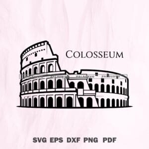 Colosseum SVG Cut File for Cricut & Silhouette