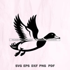 Flying Duck SVG