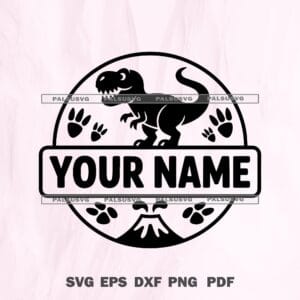Personalized T-Rex SVG