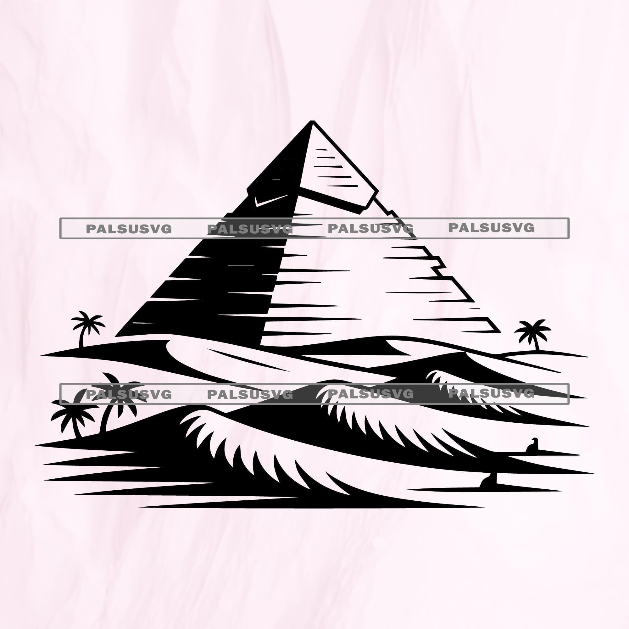 Egyptian Pyramid SVG