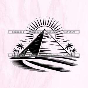 Egyptian Pyramid SVG