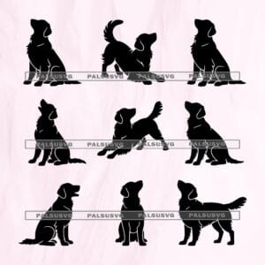Golden Retriever SVG Bundle