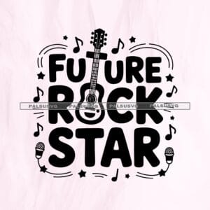 Future Rock Star SVG, Music Lover Gift