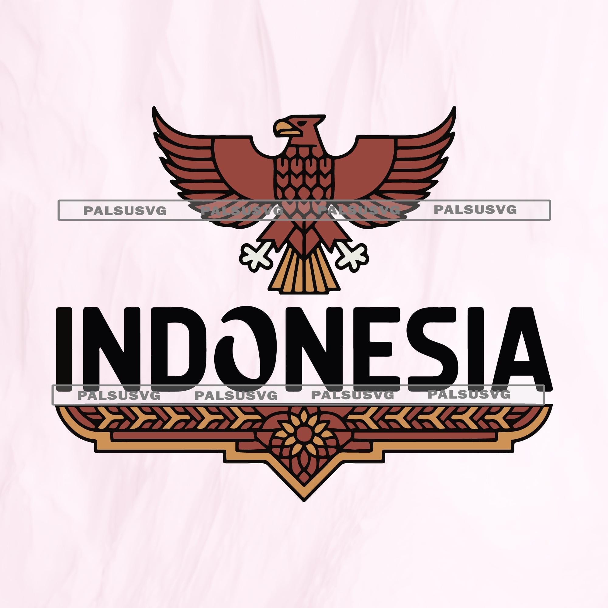 Modern Garuda Bird SVG