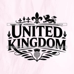 British Heraldic Crest SVG