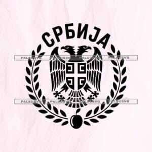 Serbian Eagle SVG