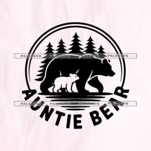 Auntie Bear SVG