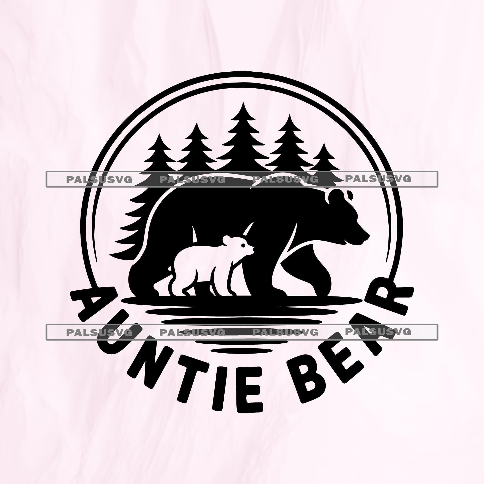 Auntie Bear SVG