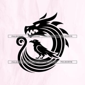 Viking Dragon SVG