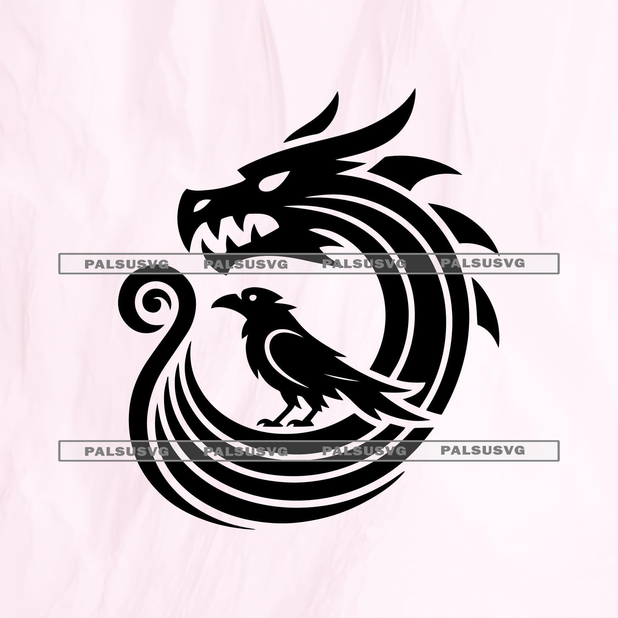 Viking Dragon SVG