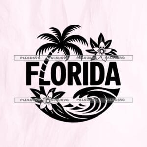 Florida SVG – Beach Vacation Cut File