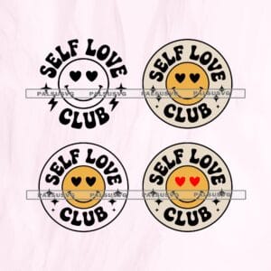 Self Love Club SVG Bundle