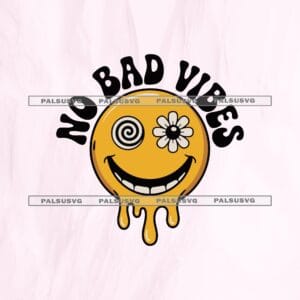 No Bad Vibes SVG