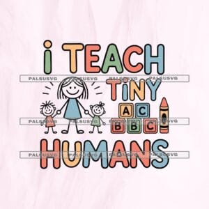 I Teach Tiny Humans SVG