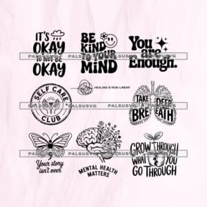 Mental Health SVG Bundle