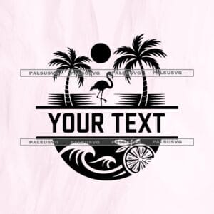 Florida Split Monogram SVG