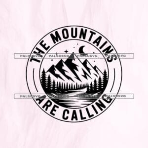 The Mountains Are Calling SVG